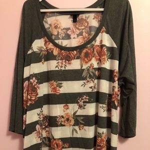 Torrid flower shirt